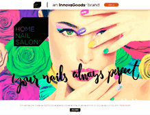 Tablet Screenshot of homenailsalon.com